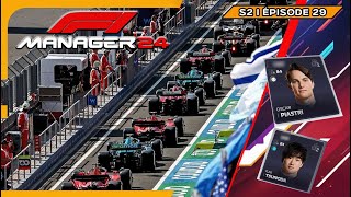 UNE STRATÉGIE OSÉE ET UN PILOTAGE XXL DE NOS PILOTES  F1 MANAGER ÉPISODE 29 [upl. by Suolekcin]