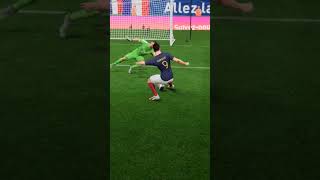 Kylian Mbappe Crazy Goal in FC24 footballtrendingreelsshortstiktokgamingfifambappefypfunny [upl. by Hickie]