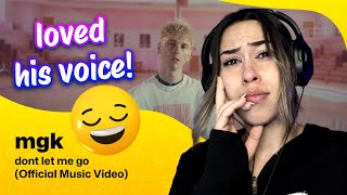 Reaction ▷ mgk  mgk  dont let me go Official Music Video [upl. by Payson]