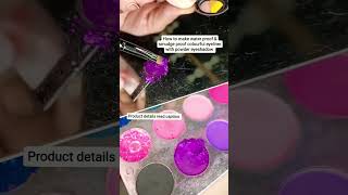 how to make colourful waterproof eyelineringlot duraline productknowledge makeuptricksandtips [upl. by Maxfield]