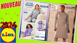 catalogue LIDL MODE HIVER 2024 du 25 novembre 2024 au 23 février 2025 🌞⛔ Arrivage  FRANCE [upl. by Moshe550]