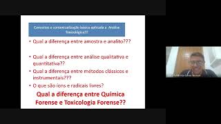 Encontro 03 Toxicologia Prof Wilson  2024 [upl. by Natalina]