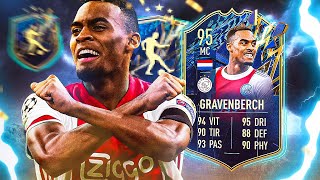 JE TESTE GRAVENBERCH 95 TOTS  rentable ou douille  🇳🇱   FIFA 22 Ultimate Team [upl. by Accebar]