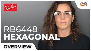 RayBan RB6448 Hexagonal Overview  SportRx [upl. by Anaili]