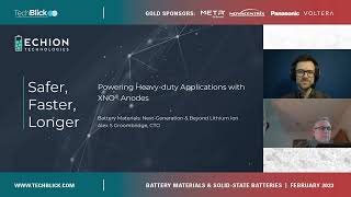 Echion Technologies  Development status and roadmap for niobiumbased anode materials [upl. by Namrak]