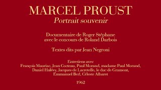 MARCEL PROUST  Portrait Souvenir Émission de Roger Stéphane  1962 [upl. by Yseulte]