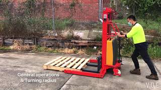 SPN1025S Semi Electric Stacker [upl. by Rimat]