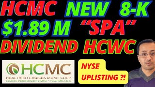 New⚠️HCMC Stock 8K⚠️ HCWC Spinoff NYSE UpListing Update  Can HCMC Get it Done⚠️HCMC News Today [upl. by Jansen723]