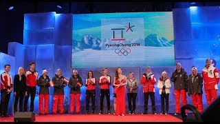 Lotterien Farewell Feier  Olympic Team Austria 2018 [upl. by Llenol]