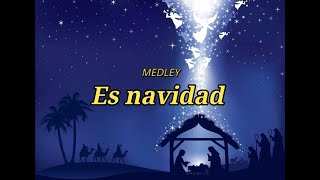 Medley Es Navidad pista y letra [upl. by Aihseym]