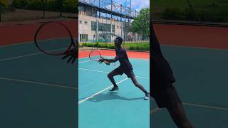 Tennis volley drill to enhance hand eye coordination amp mobility🎾tennis tennisworld tennisdrills [upl. by Odrude176]