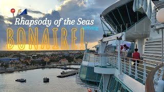 Day 5  RHAPSODY OF THE SEAS arriving Kralendijk Bonaire  Dec 6 2023 [upl. by Nomahs]