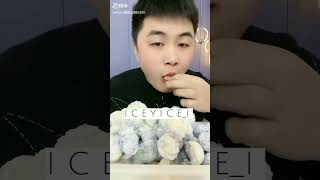 Asmr powdery snowball eating ONLY BITES asmr ICE SATISFYING ASMR ONLYBITES ICEEATING ICE sque [upl. by Ocko]