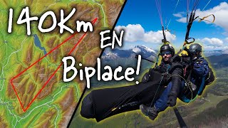 6H DE PARAPENTE en cross Biplace [upl. by Yatnoed]