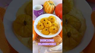 DYNIOWE KLUSKI w serowym sosie😋🧀🎃 dyniowe dynia gnocchi kluski pomyslnaobiad obiad przepis [upl. by Oirad]