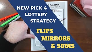 New Pick 4 Lottery System  Sums Flips and Mirrors [upl. by Hyacinthia]