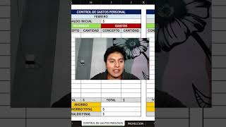 Quieres aprender a hacer un control de gastos personal en Excel excel excelbasico exceltips [upl. by Llerrah478]