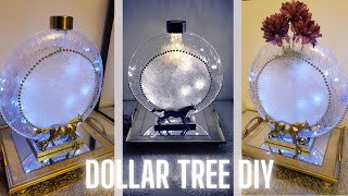 DIY Lamp amp Vase Centerpiece  Glam Home Decor Ideas  Dollar Tree DIY [upl. by Lalittah964]