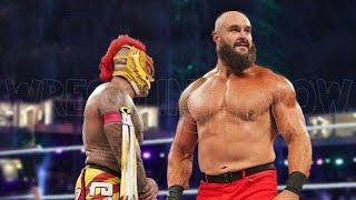 WWE Rey Mysterio VS Strowman 2024 gameplay [upl. by Elletsyrc]