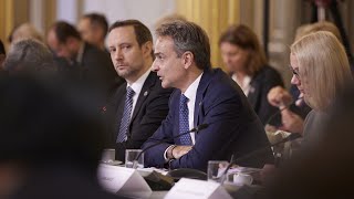 PM Kyriakos Mitsotakis address at the International Humanitarian Conference for Gaza in Paris [upl. by Deste]