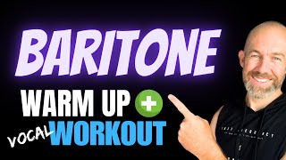 BARITONE Vocal Exercises Daily WARM UP  Workout [upl. by Zenger]