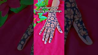 Flower mehndi design karvachauth karvachauthspecial dipawalispecial dipawali shots trending [upl. by Bubalo]