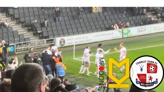 MK DONS Win Over Dominate Crawley Town Mental Home Limbs 28122023 Match Day Vlog [upl. by Burgess]