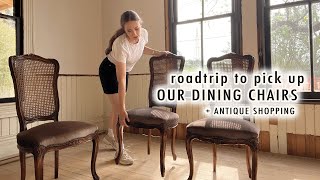 roadtrip for DINING CHAIRS  antique decor shopping  XO MaCenna Vlogs [upl. by Keavy]