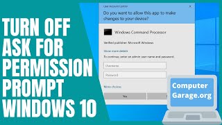 How to Turn Off Ask for Permission on Windows 10 Easy Method [upl. by Rhine906]