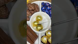 Chocolate 🍫💝🍫 asmr food aesthetic chocolate cleantok repas cooking [upl. by Nalym]