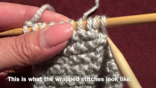 How to knit the Easiest mitered corner EVER part 2 no wampt [upl. by Ernesto]