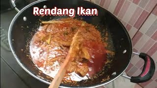 Ikan jangan hanya digoreng dibuat rendang tak kalah enaknya sama rendang daging [upl. by Eirdua437]