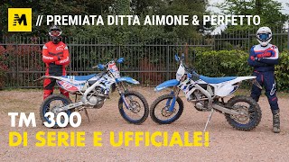 TM Racing EN 300 Fi 4T 2021 TEST la moto di serie equella ufficiale [upl. by Annahsat]