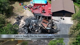 Official says cabin in deadly Necedah fire did not have legal permit [upl. by Notsirhc]