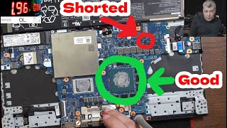 Shorted MOSFET but GPU STILL GOOD  Lenovo Legion 5 dead a mysterious case [upl. by Mckeon]