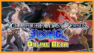 Vira VS Avatar Belial  Granblue Fantasy Versus Rising Online Beta [upl. by Eirojam22]