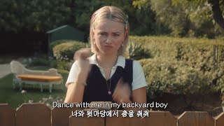 틱톡으로 유명해진 🔥 Claire Rosinkranz  Backyard Boy 가사번역해석 [upl. by Pansir]