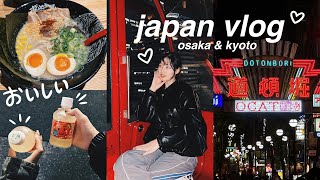 JAPAN VLOG OSAKA amp KYOTO  good food in dotonbori shopping miffy store fun in arashiyama [upl. by Animor917]