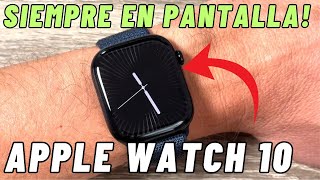 Cómo habilitar  deshabilitar Siempre en pantalla en Apple Watch 10 [upl. by Llerihs462]