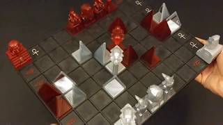 Laser Game Khet 20  How to Play and Overview [upl. by Leasa987]