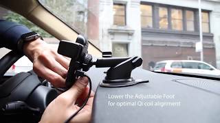 iOttie Easy One Touch Wireless Fast Charging Car Mount [upl. by Eetnom]