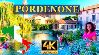 Pordenone Walking Tour Italy 🇮🇹 FriuliVenezia Giulia March 2024 4K [upl. by Ahsemrak]