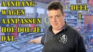 Een aanhangwagen aanpassen hoe doe je dat deel 1 [upl. by Hserus326]