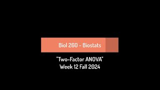 CSULB Biol 260 Fall 2024  Week 12 [upl. by Hakon]