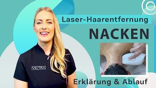 LaserHaarentfernung Nacken Victrastudio [upl. by Analise591]