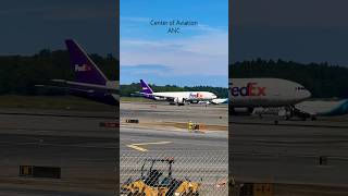 FedEx Boeing 777 Landing  Anchorage Airport Plane Spotting [upl. by Ivor433]