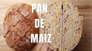 Cómo hacer pan de maiz con masa madre [upl. by Noned]