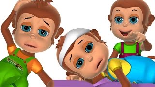 Five Little Monkeys Babies and Ducks  More Baby Songs and Nursery Rhymes for Children [upl. by Wenoa966]