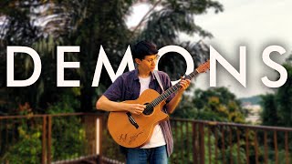 Demons Imagine Dragons  Fingerstyle Cover by Alan Ang [upl. by Klehm]