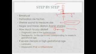 dilation and curettage  description indications and questions [upl. by Cornwall]